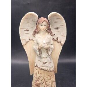 Elements Angel With Peace Dove Autumn Leaf Theme